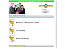 Tablet Screenshot of eagle-group.ch
